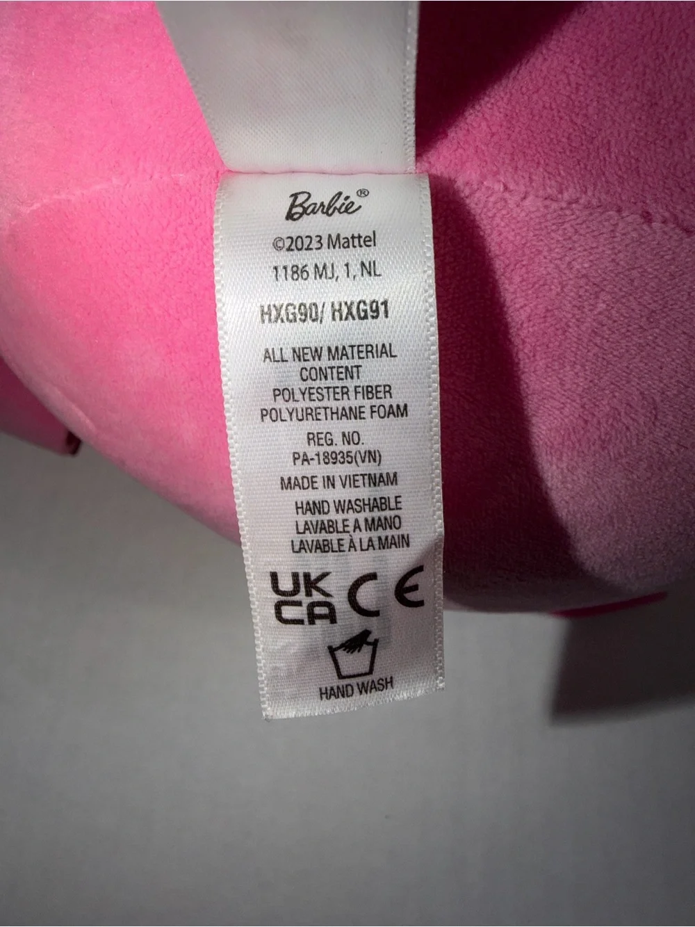 Barbie plush accessory